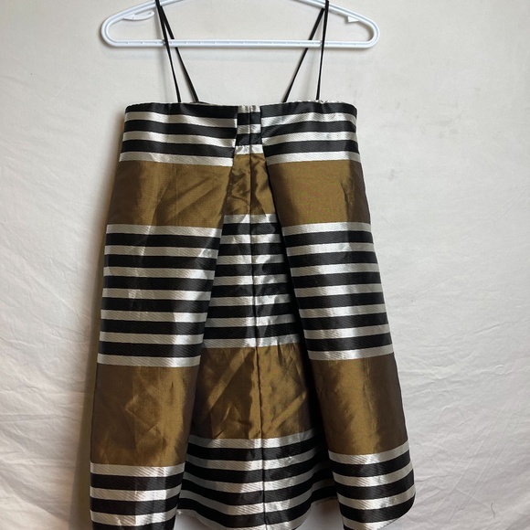 ASOS Gold satin stripe top NWT - Picture 2 of 9